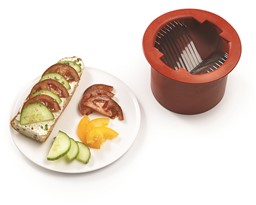 Afficher les détails pour Coupe demi-rondelles Image de Coupe demi-rondelles