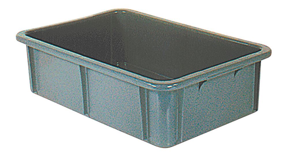 Afficher les détails pour Récipient plastique gris Image de Récipient plastique gris