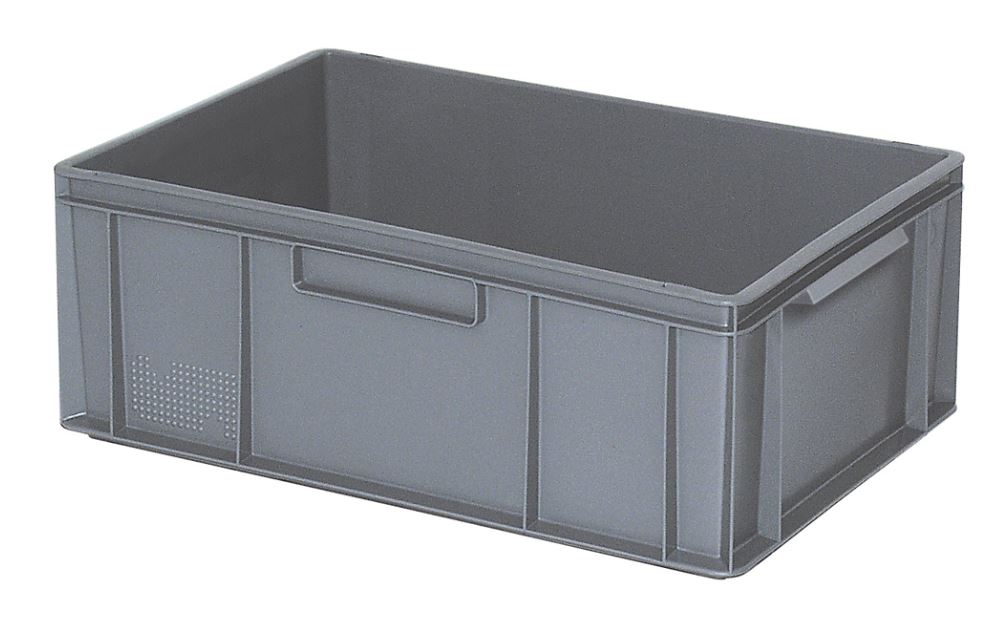 Afficher les détails pour Récipient plastique gris Image de Récipient plastique gris