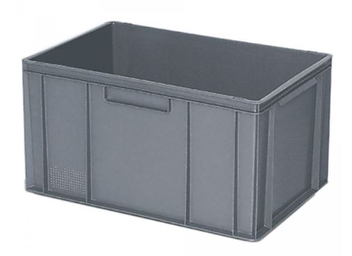 Afficher les détails pour Récipient plastique gris Image de Récipient plastique gris