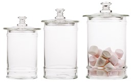 Afficher les articles de la catégorie Pot en verre avec couvercle Images de la catégorie Pot en verre avec couvercle