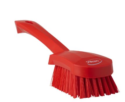 Afficher les détails pour Brosse à main rouge Image de Brosse à main rouge